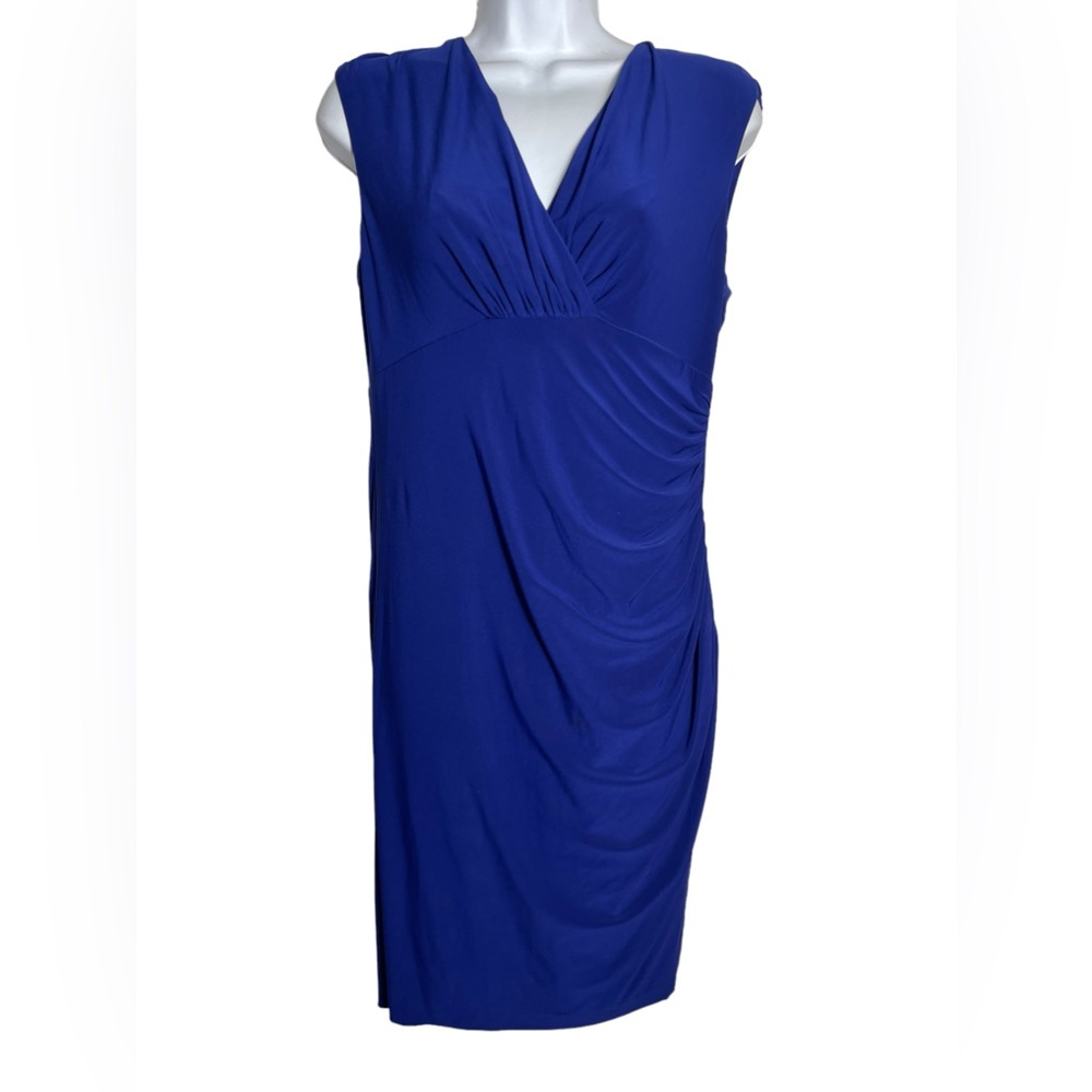 Ralph Lauren dress size 12 stunning blue-violet classic dress PERFECT‎ 💙💙